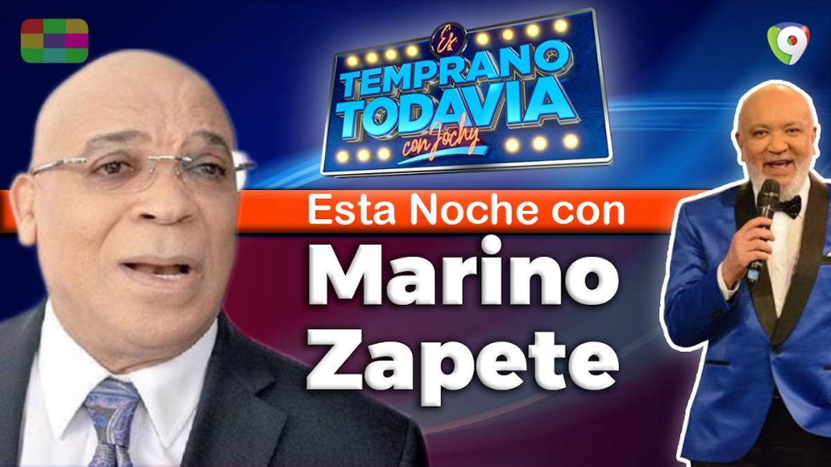 Marino Zapete y Jochy Santos en Es Temprano Todavía