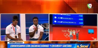En Exclusiva Zacarías Bonnat y Crismery Santana ganadores Olímpicos en El Show del Mediodía