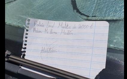 Multa viral en Facebook Multa a vehículo viral