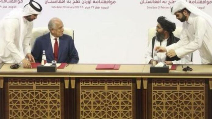 Talibanes y EEUU -Destacada Color Visión EEUU se reunió con talibanes