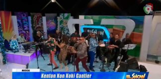 “Los Kenton y Koki Gantier” Cantando en vivo con toda su Orquesta en El Show del Mediodía