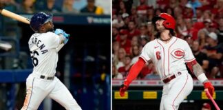 Randy Arozarena y Jonathan India, los novatos del año en MLB