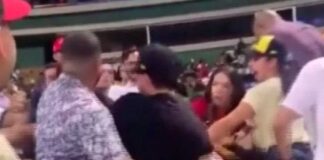 Fanáticos protagonizan trifulca en el Estadio Quisqueya