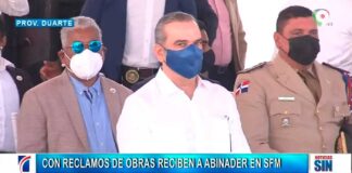 Abinader asiste actos conmemorativos en SFM y ciudadanos protesta por obras | Primera Emisión SIN