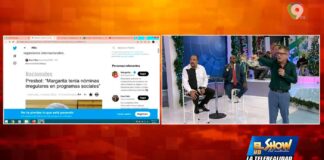 “Conmigo no” Margarita Cedeño antes alegatos de irregularidad en su gestión | El Show del Mediodía