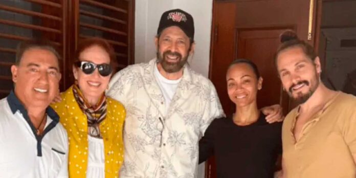 Zoe-Saldaña-se-reune-con-Juan-Luis-Guerra-en-Miches Zoe Saldaña y Juan Luis Guerra se reúnen en Miches