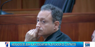 Defensa de Jean Alain dice que firmas no vinculan a su cliente pese a que fue en su gestión