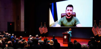 El Presidente de Ucrania habla ante el Senado y la Cámara de Representantes de Estados Unidos