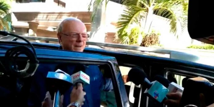 El-expresidente-Hipolito-Mejia-hablo-a-la-prensa Hace una semana doña Rosa pidió que la velaran y sepultaran en Jardín Memorial, dice Hipólito