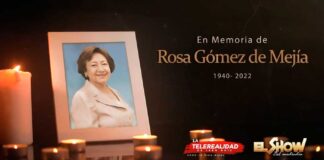 Fallece de un infarto Doña Rosa Gómez de Mejía Paz a su Alma | El Show del Mediodía