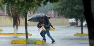 Vaguada genera aguaceros y tronadas en algunas localidades