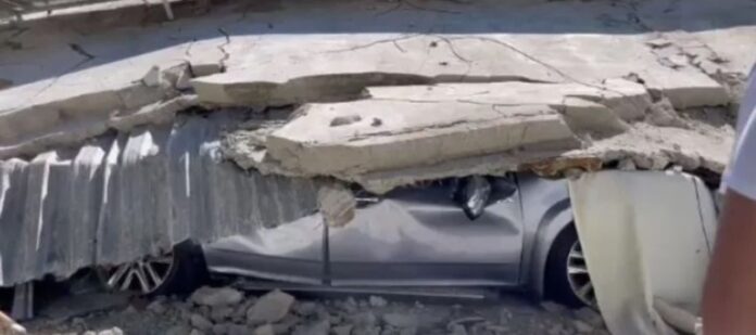 Embarazada-entre-los-atrapados-en-escombros-tras-derrumbe-de-edificio-en-La-Vega Embarazada entre los atrapados en escombros tras derrumbe de edificio en La Vega