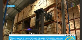 dgcp anula 25 adjudicaciones de inabie por irregularidades