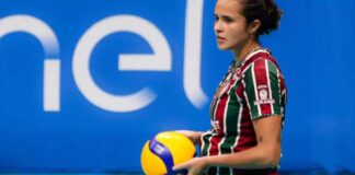 jugó un partido de vóley con un embarazo de seis meses