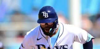 junior caminero conecta grand slam en la victoria de los rays