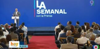 la semanal llena de anuncios por el presidente abinader