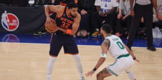 los knicks toman una ventaja de 3 1 sobre los celtics  mientras tatum se lesiona