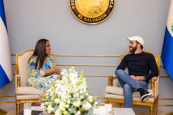 magali-febles-y-bukele El Presidente Nayib Bukele, Magali Febles y El Miss Universo 2023