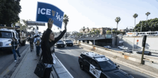 miles paralizan centro de los Ángeles