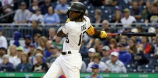 oneil cruz conecta el primer grand slam de su carrera