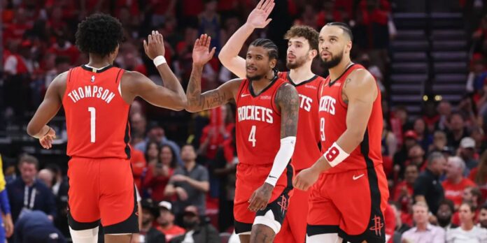 vanvleet y thompson lideran el camino y los rockets evitan la eliminación