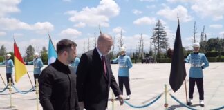 zelensky llega a turquía,putin ausente en diálogo de paz